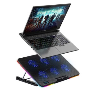 پایه خنک کننده لپ تاپ کول کولد مدل F5 RGB